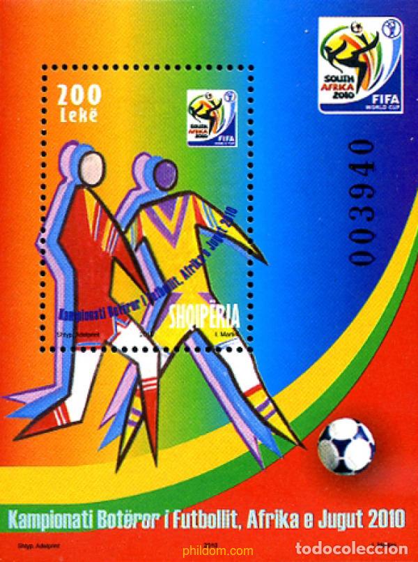 Sellos: 262478 MNH ALBANIA 2011 COPA DEL MUNDO DE FUTBOL. SUDAFRICA-2010