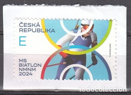 Sellos: REPUBLICA CHECA 2024 - BIATLON