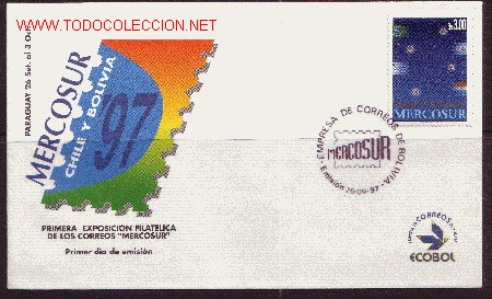 Sellos: BOLIVIA 967 - A&Ntilde;O 1997 - Foto 1