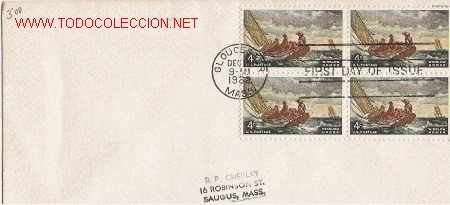 Sellos: BONITA CARTA DE EEUU. - Foto 1