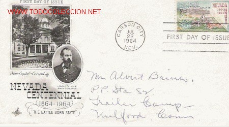 Sellos: BONITA CARTA DE EEUU. - Foto 1