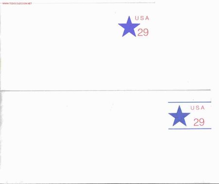 Sellos: USA 2 ENTEROS POSTALES ESTRELLA - Foto 1