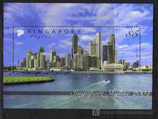 Sellos: SLANIA HB SINGAPUR SKYLINE 2004