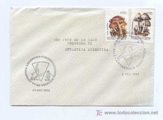 Briefmarken: TEMA ANTARTIDA. ARGENTINA. SOBRE CON 3 MARCAS POSTALES DE LA ANTARTIDA. PING&Uuml;INOS. VER DESCRIPCION