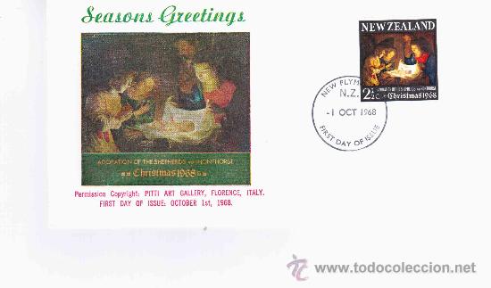 Sellos: NUEVA ZELANDA SPD NAVIDAD 1968 - Foto 1
