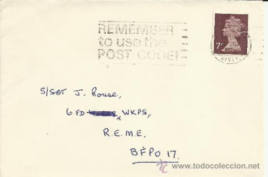 Sellos: INGLATERRA CC MAT TEMA CODIGO POSTAL - Foto 1