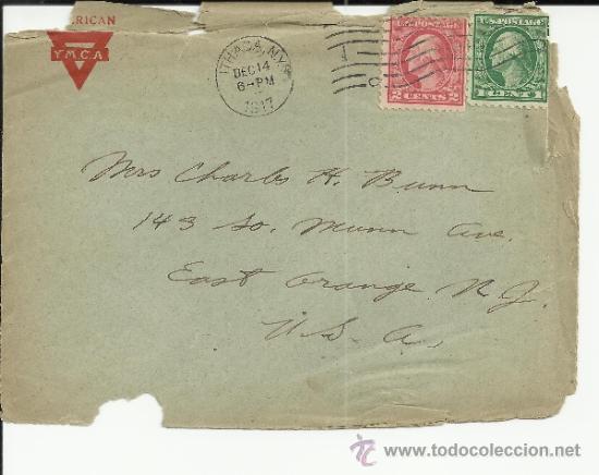 Sellos: USA CC YMCA MAT ITHACA 1917 - Foto 1