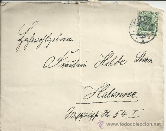 Sellos: ALEMANIA CC MAT HALENSEE 1910 - Foto 1