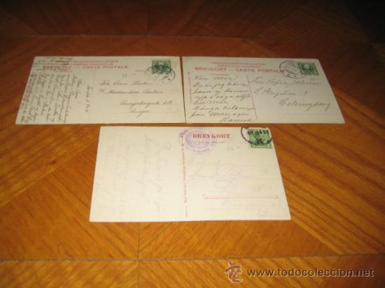 Sellos: Dinamarca. 3 postales circuladas. - Foto 2