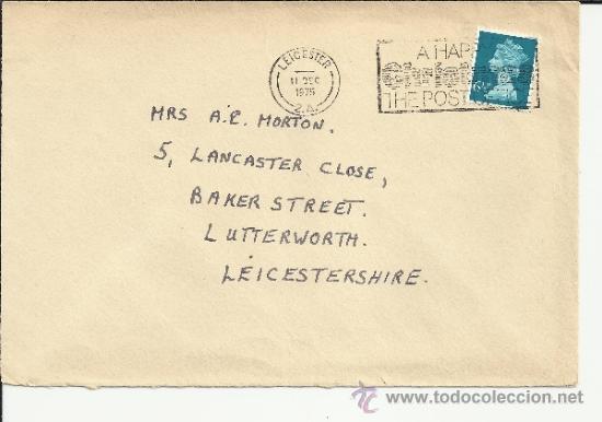 Sellos: INGLATERRA CC LEICESTER MAT TEMA NAVIDAD - Foto 1