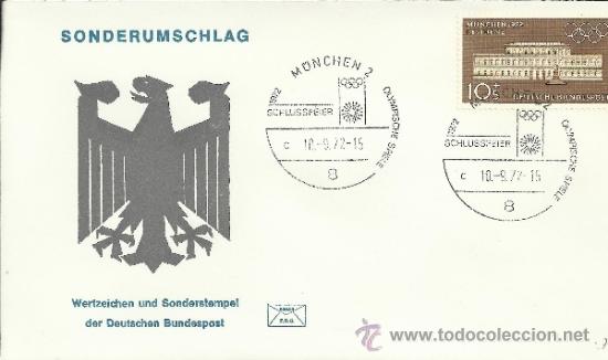 Stamps: ALEMANIA MUNCHEN JUEGOS OLIMPICOS DE MUNICH