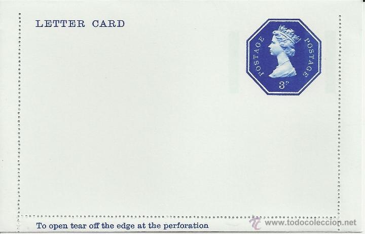 Sellos: INGLATERRA ENTERO POSTAL 3p MAT - Foto 1