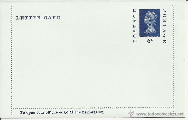 Sellos: INGLATERRA ENTERO POSTAL 5d - Foto 1