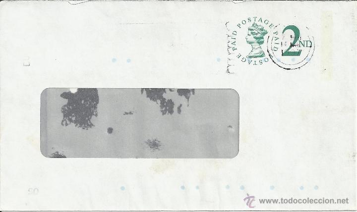 Sellos: INGLATERRA SOBRE ENTERO POSTAL 2ND - Foto 1