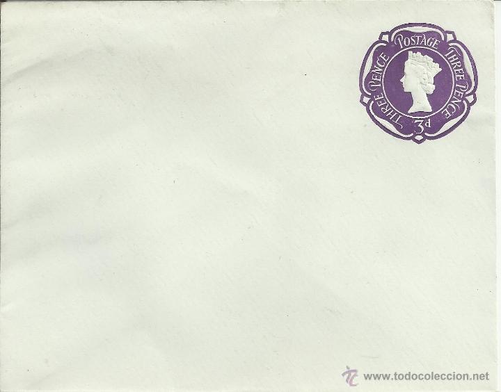 Sellos: INGLATERRA SOBRE ENTERO POSTAL 3d - Foto 1