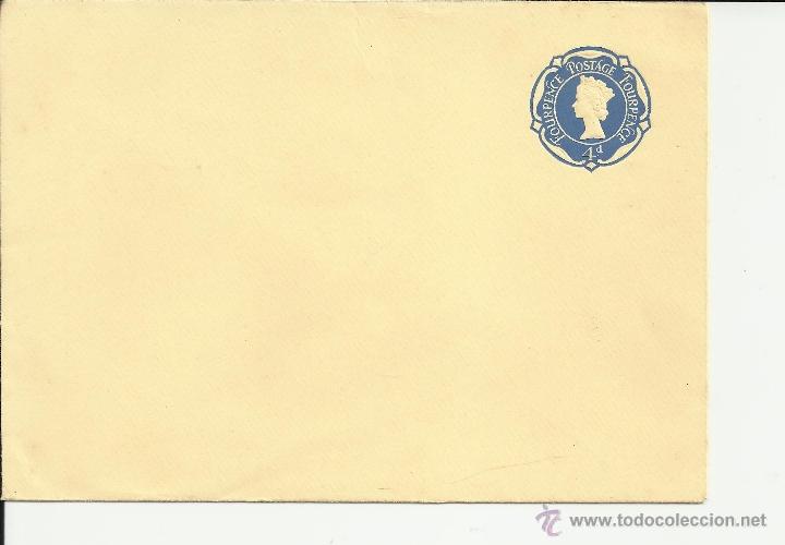 Sellos: INGLATERRA SOBRE ENTERO POSTAL 4d - Foto 1