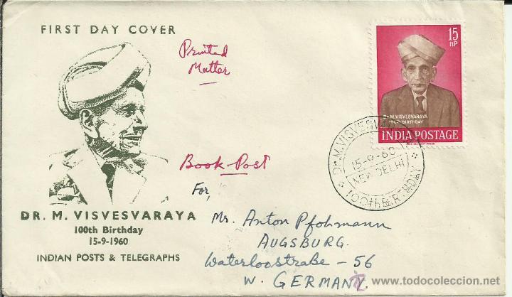 Sellos: INDIA CC DR M VISVESVARAYA - Foto 1