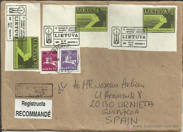 Sellos: LITUANIA 1991 CC CERTIFICADA VILNIUS - Foto 1
