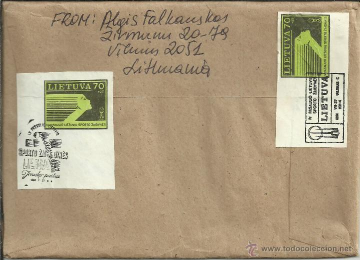 Sellos: LITUANIA 1991 CC CERTIFICADA VILNIUS - Foto 2
