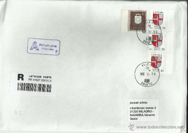 Sellos: LETONIA CC CERTIFICADA SELLOS ESCUDOS - Foto 1
