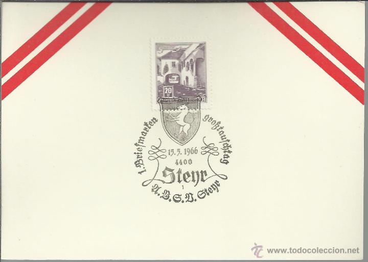 Sellos: AUSTRIA STERN 1966 ESCUDO - Foto 1