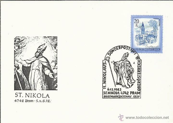 Sellos: AUSTRIA ST NIKOLA NAVIDAD PAPA NOEL 1983