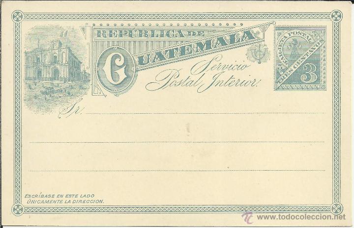 Sellos: GUATEMALA ENTERO POSTAL SERVICIO INTERIOR - Foto 1