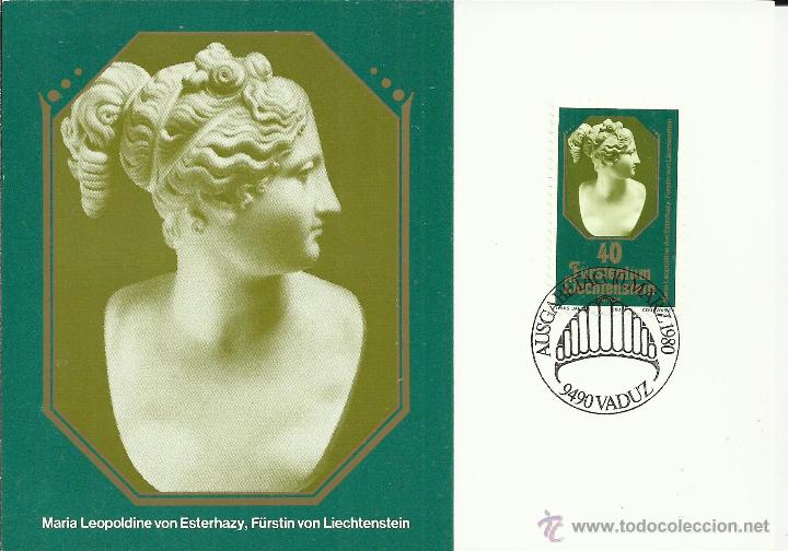 Sellos: LIECHTENSTEIN MAXIMA EUROPA PRINCESA - Foto 1