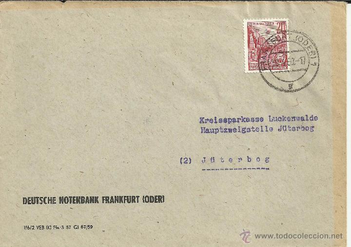 Sellos: ALEMANIA DDR CC FRANKFURT ODER - Foto 1