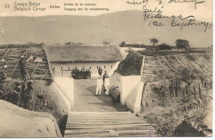 Sellos: CONGO ENTERO POSTAL ARQUITECTURA MADERA - Foto 1