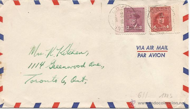 Sellos: CANADA CC 1945 PO 611 - Foto 1