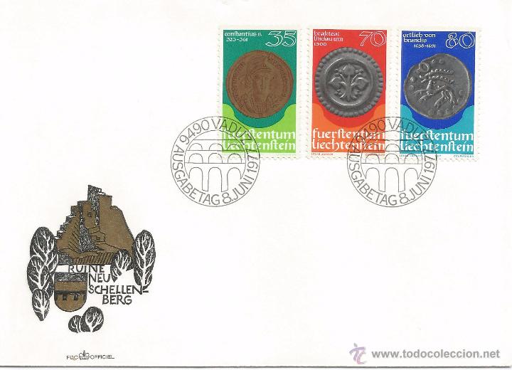 Sellos: SUIZA FDC LIECHTENSTEIN MONEDA NUMISMATICA - Foto 1