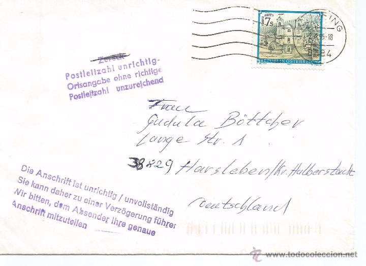 Sellos: AUSTRIA CC 1995 DEVUELTA CON DIVERSAS MARCAS - Foto 1