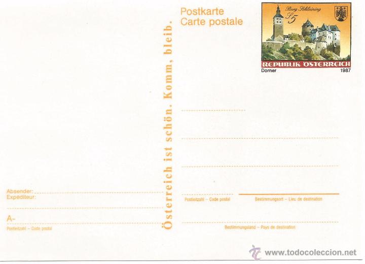 Sellos: AUSTRIA ENTERO POSTAL CASTILLO - Foto 1