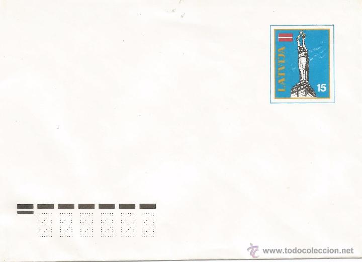 Sellos: LETONIA LATVIA ENTERO POSTAL - Foto 1