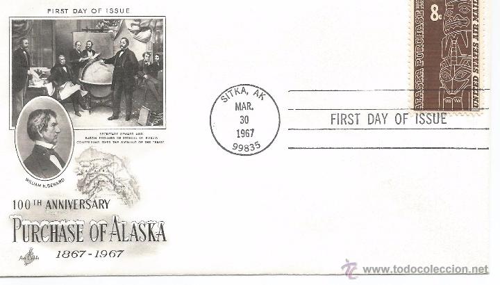Sellos: USA FDC SITKA ALASKA TOTEM INDIO