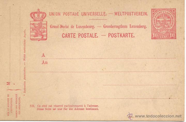 Sellos: LUXEMBURGO ENTERO POSTAL - Foto 1