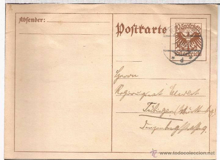 Sellos: AUSTRIA ENTERO POSTAL 1927 - Foto 1