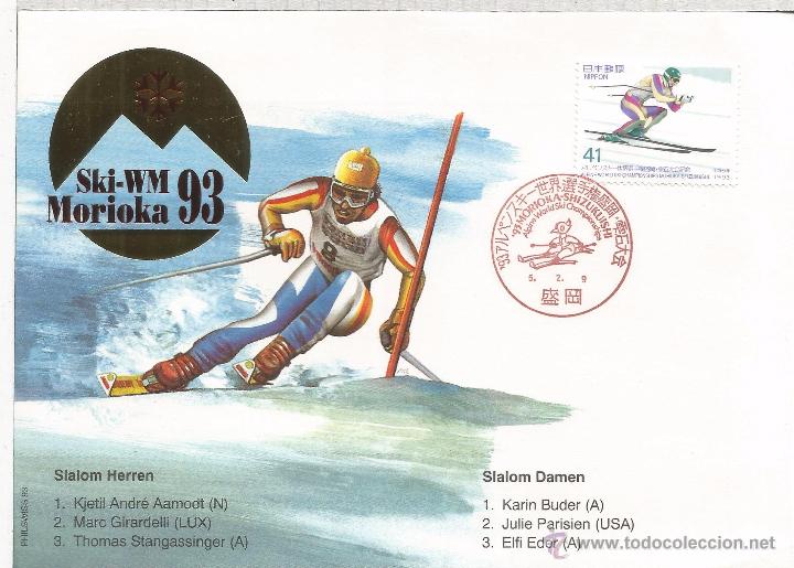 Sellos: JAPON ESQUI SKI MORIOKA 1993