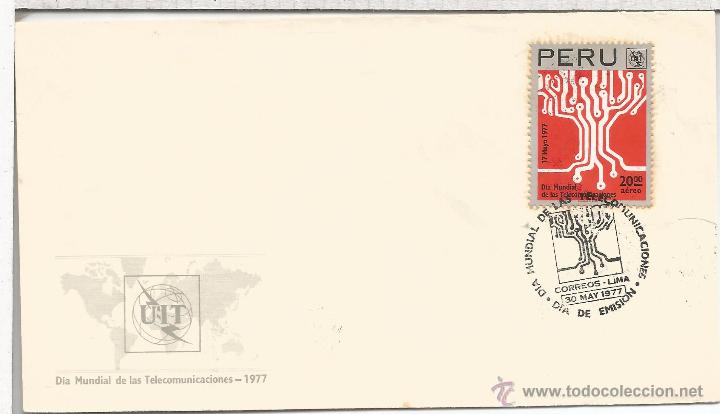 Sellos: PERU FDC TELECOMUNICACIONES ELECTRONICA - Foto 1