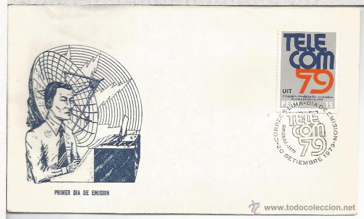 Sellos: PERU FDC TELECOMUNICACIONES ELECTRONICA TELECOM 79 - Foto 1