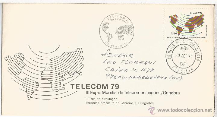 Sellos: BRASIL TELECOM 79 TELECOMUNICACIONES SATELITE - Foto 1