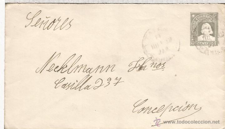 Sellos: CHILE ENTERO POSTAL COLON A CONCEPCION - Foto 1