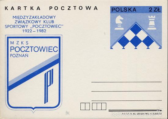 Francobolli: AJEDREZ CHESS - POZNAN 1982 - TARJETA ENTERO POSTAL