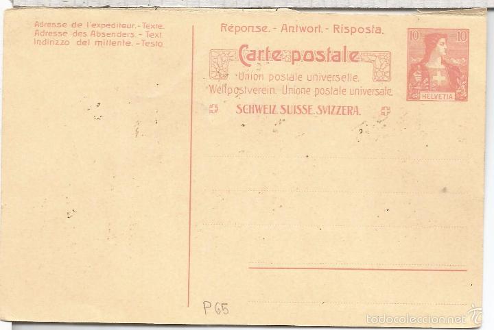 Sellos: SUIZA ENTERO POSTAL - Foto 1