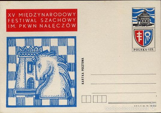 Sellos: AJEDREZ CHESS - CHECKMATE 7941 A - TARJETA ENTERO POSTAL - POLONIA