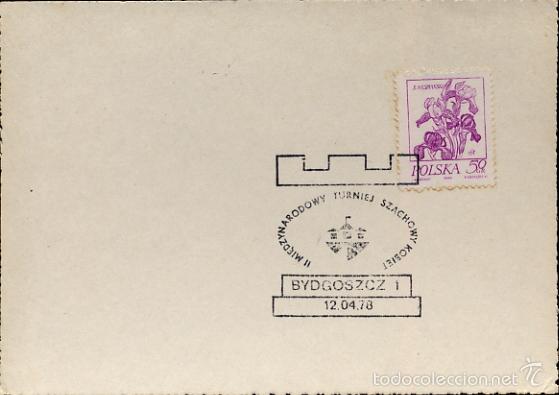 Stamps: AJEDREZ CHESS - 1978 - checkmate 7815 - POLONIA - MATASELLO EN CARTULINA