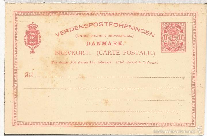 Sellos: DINAMARCA  ENTERO POSTAL A BREMEN - Foto 1