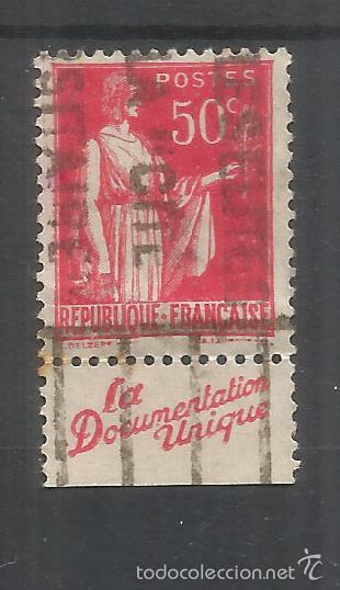 Sellos: FRANCIA SELLO CON PUBLICIDAD LA DOCUMENTATION UNIQUE - Foto 1