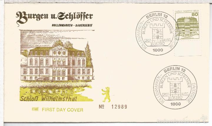 Sellos: ALEMANIA FDC BERLIN CASTILLO CASTLE - Foto 1